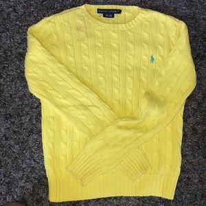 Yellow Ralph Lauren sweater